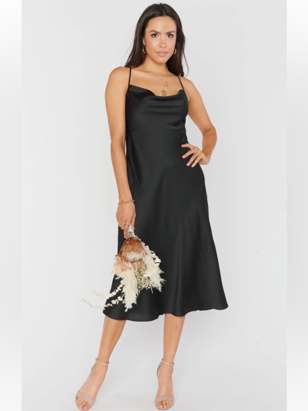 NWT Show Me Your Mumu Verona Cowl Dress L